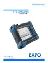 EXFO FTB-700 for FTB-1 Benutzerhandbuch