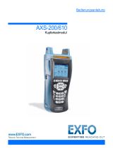 EXFO AXS-200\610 Copper Test Module Benutzerhandbuch