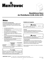 Manitowoc Ice Q Model Undercounter (Q130/Q170/Q210/Q270) Owner Instruction Manual