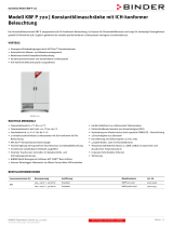 Binder KBF P 720 Datenblatt