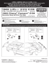Kyosho No.FAB704BL1969 Chevy Camaro Z/28 Decoration Body Set Benutzerhandbuch