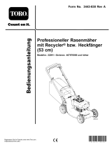 Toro Heavy-Duty Proline 53 cm Professional Walk Behind Mower 22291 Benutzerhandbuch