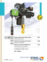 STAHL CraneSystems Explosion-Proof Chain Hoists Bedienungsanleitung