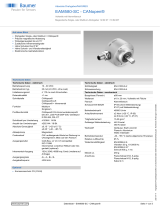 Baumer EAM580-SC - CANopen® Datenblatt
