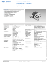 Baumer EAM580R-B - CANopen® Datenblatt