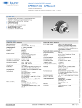 Baumer EAM580R-SC - CANopen® Datenblatt