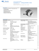 Baumer EAM580R-SY - CANopen®/SAE J1939 Datenblatt