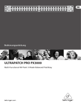 Behringer ULTRAPATCH PRO PX3000 Bedienungsanleitung
