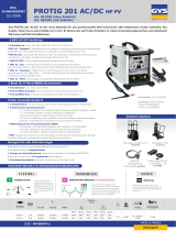 GYS PROTIG 201 AC/DC FV Datenblatt
