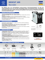 GYS PLASMA CUTTER NEOCUT 105 Datenblatt