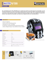 GYS LCD MASTER IRON 9-13 G WELDING HELMET Datenblatt