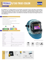 GYS HELMETS LCD 9/13 PROMAX TRUE COLOR Datenblatt