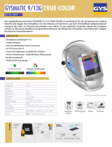 GYS LCD GYSMATIC 9-13 G HELMET Datenblatt