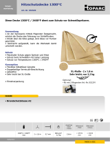 GYS WELDING PROTECTION COVER (1300°C/2400°F, 620g/m², 2 x 1.80 Datenblatt