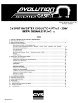 GYS GYSPOT INVERTER EVOLUTION PTI-s7 - 220V (6M) Bedienungsanleitung