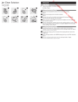 Philips HQ200/50 C&C CLEANING SOL Bedienungsanleitung