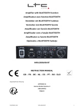 LTC Audio MFA1200USB-BT-BL Bedienungsanleitung