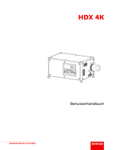 Barco HDX-4K12 Benutzerhandbuch