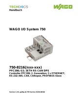 WAGO PFC200 G2 2ETH RS CAN DPS Tele T Benutzerhandbuch