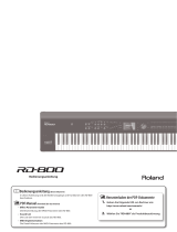 Roland RD-800 Bedienungsanleitung