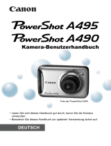 Canon PowerShot A490 Bedienungsanleitung