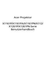 Acer X1161Pn Benutzerhandbuch