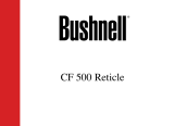 Bushnell CF 500 Benutzerhandbuch