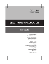 Citizen CT-666N Benutzerhandbuch