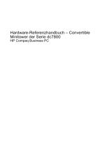 HP dc7800 - Convertible Minitower PC Referenzhandbuch