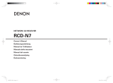 Denon RCD-N7 Bedienungsanleitung