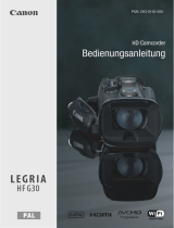 Canon Legria HFG30 Bedienungsanleitung