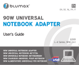 Blumax 90W UNIVERSAL NOTEBOOK ADAPTER Benutzerhandbuch