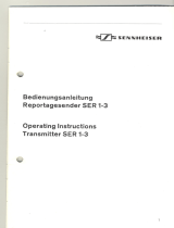 Sennheiser SER 1-3 Benutzerhandbuch
