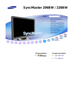 Samsung SyncMaster 206BW Benutzerhandbuch