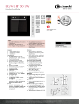 Whirlpool BLVMS 8100 Product data sheet