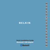 Belkin MINI-ADAPTATEUR BLUETOOTH #F8T016NG Benutzerhandbuch