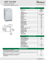 Whirlpool ADP 750 WH Product data sheet