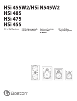 Boston Acoustics HSi Series HSi 485 Benutzerhandbuch