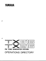 Yamaha TX-816 Benutzerhandbuch