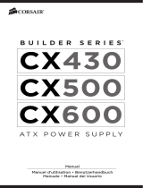 Corsair CX600 V2 80PLUS Bedienungsanleitung