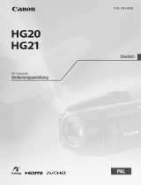 Canon HG20 (Black) Benutzerhandbuch