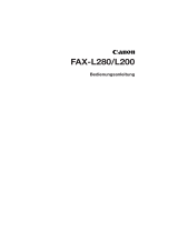 Canon FAX-L280 Benutzerhandbuch