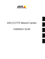 Axis AXIS 213 PTZ Installationsanleitung