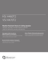 Boston Acoustics HSi H460T2 Benutzerhandbuch