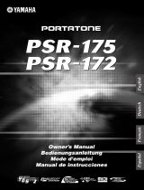 Yamaha Portatone PSR-175 Bedienungsanleitung