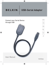 Belkin ADAPTATEUR USB #F5U103VEA Benutzerhandbuch