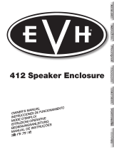 Evh 412 SPEAKER ENCLOSURE Bedienungsanleitung