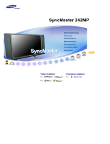 Samsung SyncMaster 242MP Benutzerhandbuch
