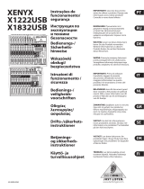 Behringer XENYX X1222 USB Benutzerhandbuch