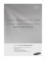 Samsung CRYSTAL SURROUND AIR TRACK HW-D451 Benutzerhandbuch
